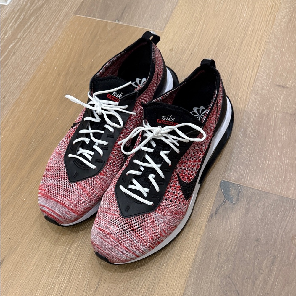 Nike Black and Red Knit Running Shoes, never worn